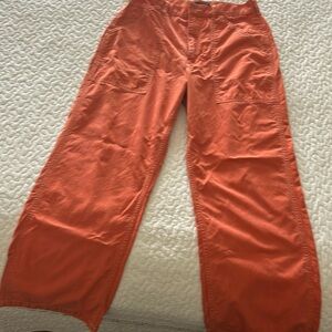 Like new Ralph Lauren Polo wide leg orange pants size 12